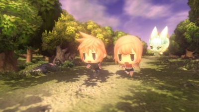 Screen ze hry World of Final Fantasy