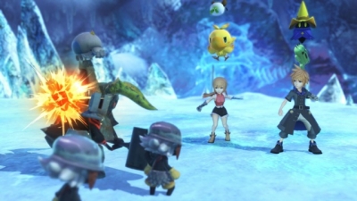 Screen ze hry World of Final Fantasy