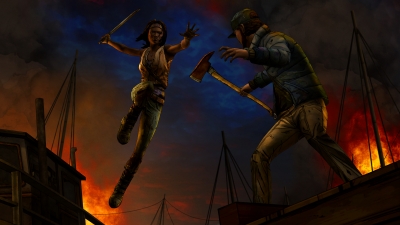 Screen ze hry The Walking Dead: Michonne