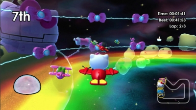 Screen ze hry Hello Kitty and Sanrio Friends Racing