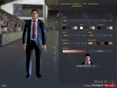 Screen ze hry Football Manager 2016