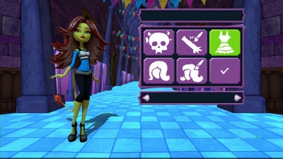Screen ze hry Monster High: New Ghoul in School