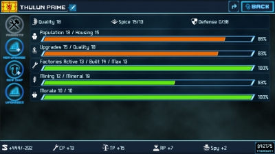 Screen ze hry Star Traders: 4X Empires