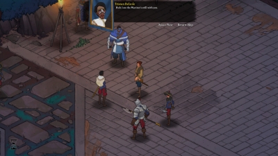 Screen ze hry Masquerada: Songs and Shadows
