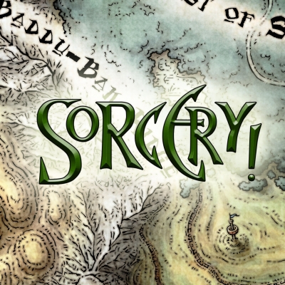 Artwork ke he Sorcery! 3 - The Seven Serpents