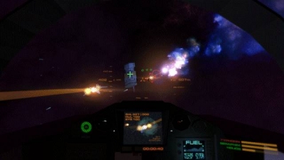 Artwork ke he Enemy Starfighter