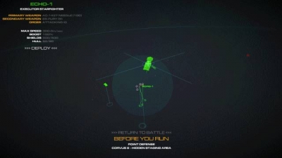 Artwork ke he Enemy Starfighter