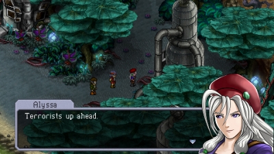Screen ze hry Cosmic Star Heroine