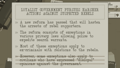 Screen ze hry The Westport Independent