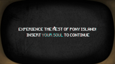 Screen ze hry Pony Island