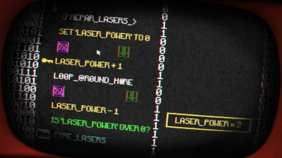 Screen ze hry Pony Island