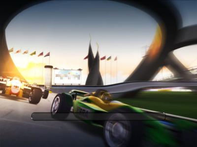 Screen ze hry TrackMania United Forever