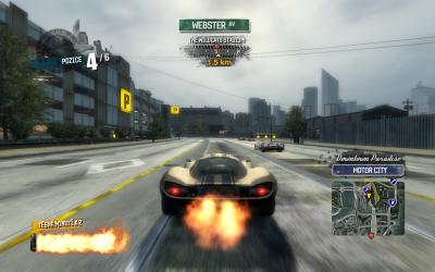 Screen ze hry Burnout Paradise