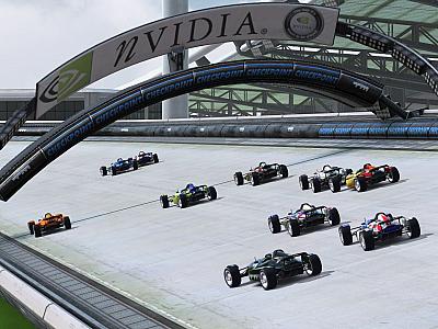 Screen ze hry TrackMania Nations: Electronic Sports World Cup Edition