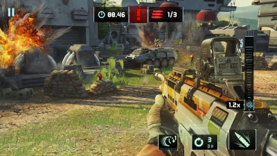 Screen ze hry Sniper Fury
