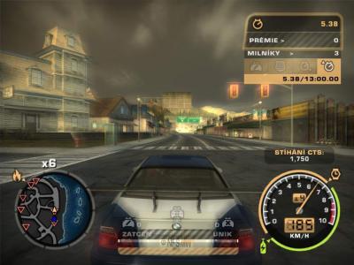 Screen ze hry Need for Speed: Most Wanted