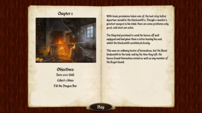 Screen ze hry Legends of Solitaire: Curse of the Dragons