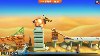 Screen ze hry Bridge Constructor Stunts
