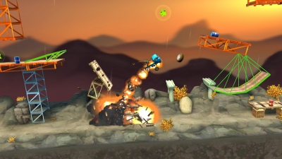 Screen ze hry Bridge Constructor Stunts