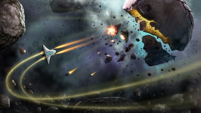 Screen ze hry Asteroid Bounty Hunter