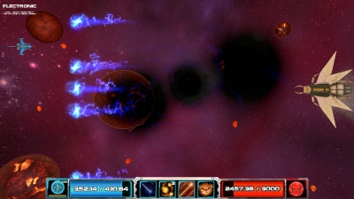 Screen ze hry Asteroid Bounty Hunter