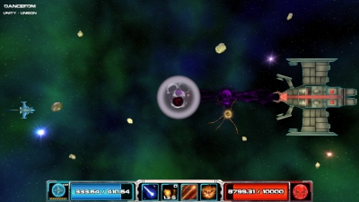 Screen ze hry Asteroid Bounty Hunter
