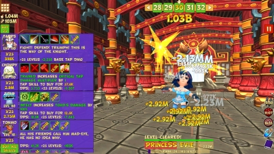 Screen ze hry Tap Tap Infinity