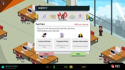 Screen ze hry Chroma Squad