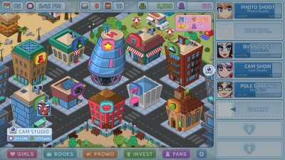 Screen ze hry HunieCam Studio