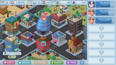 Screen ze hry HunieCam Studio
