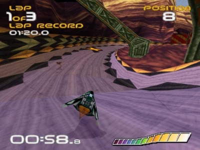 Screen ze hry WipEout