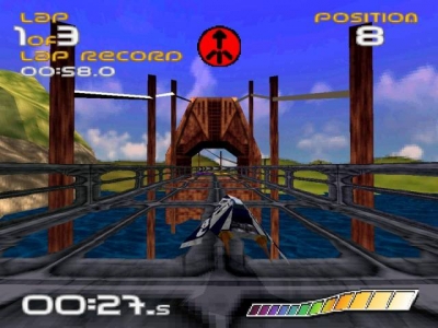 Screen ze hry WipEout