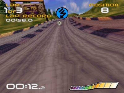 Screen ze hry WipEout