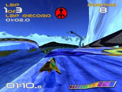 Screen ze hry WipEout