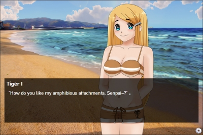 Screen ze hry Panzermadels: Tank Dating Simulator