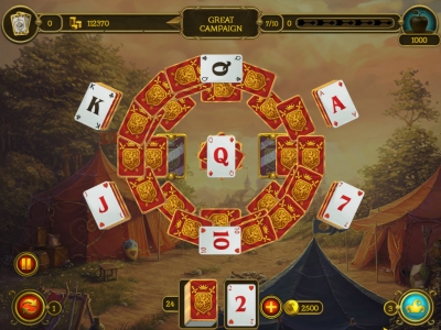 Screen ze hry Knight Solitaire