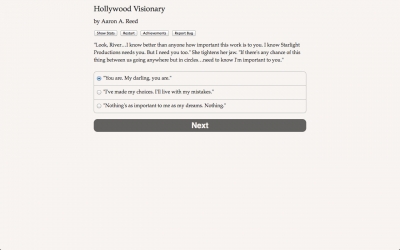 Screen ze hry Hollywood Visionary