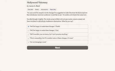 Screen ze hry Hollywood Visionary