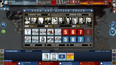 Screen ze hry Twilight Struggle
