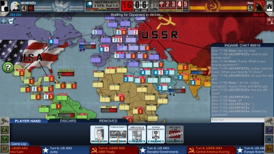 Screen ze hry Twilight Struggle