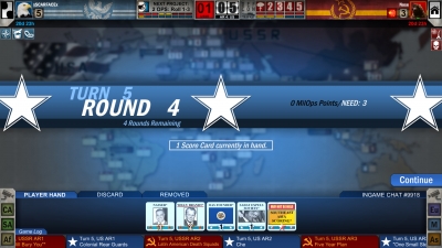 Screen ze hry Twilight Struggle