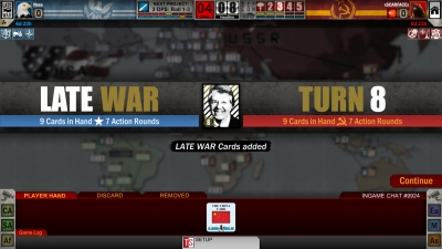 Screen ze hry Twilight Struggle