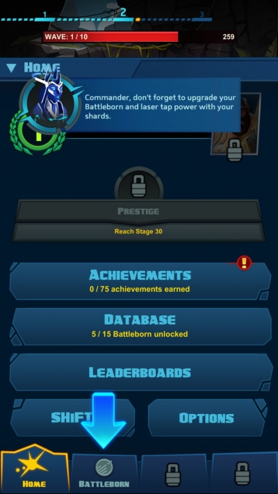 Screen ze hry Battleborn Tap