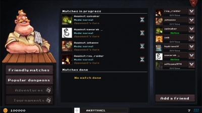Screen ze hry Dungeon Rushers