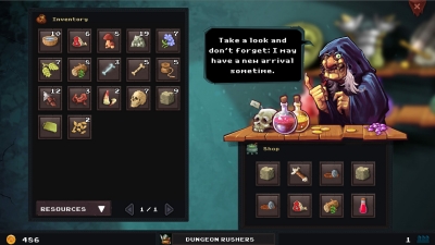 Screen ze hry Dungeon Rushers