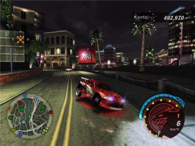 Screen ze hry Need for Speed Underground 2