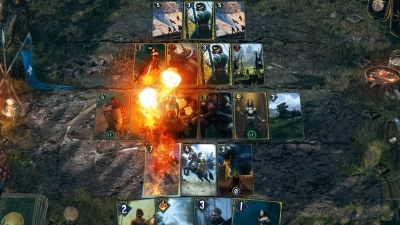 Screen ze hry Gwent: The Witcher Card Game