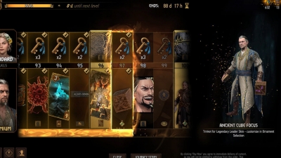 Screen ze hry Gwent: The Witcher Card Game