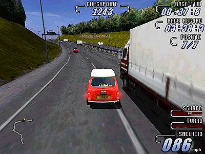 Screen ze hry A2 Racer III - Europa Tour