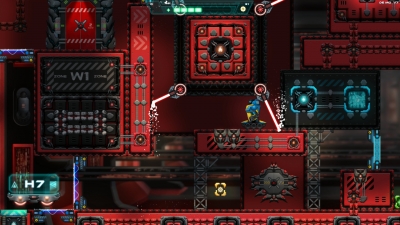 Screen ze hry Robos World: The Zarnok Fortress